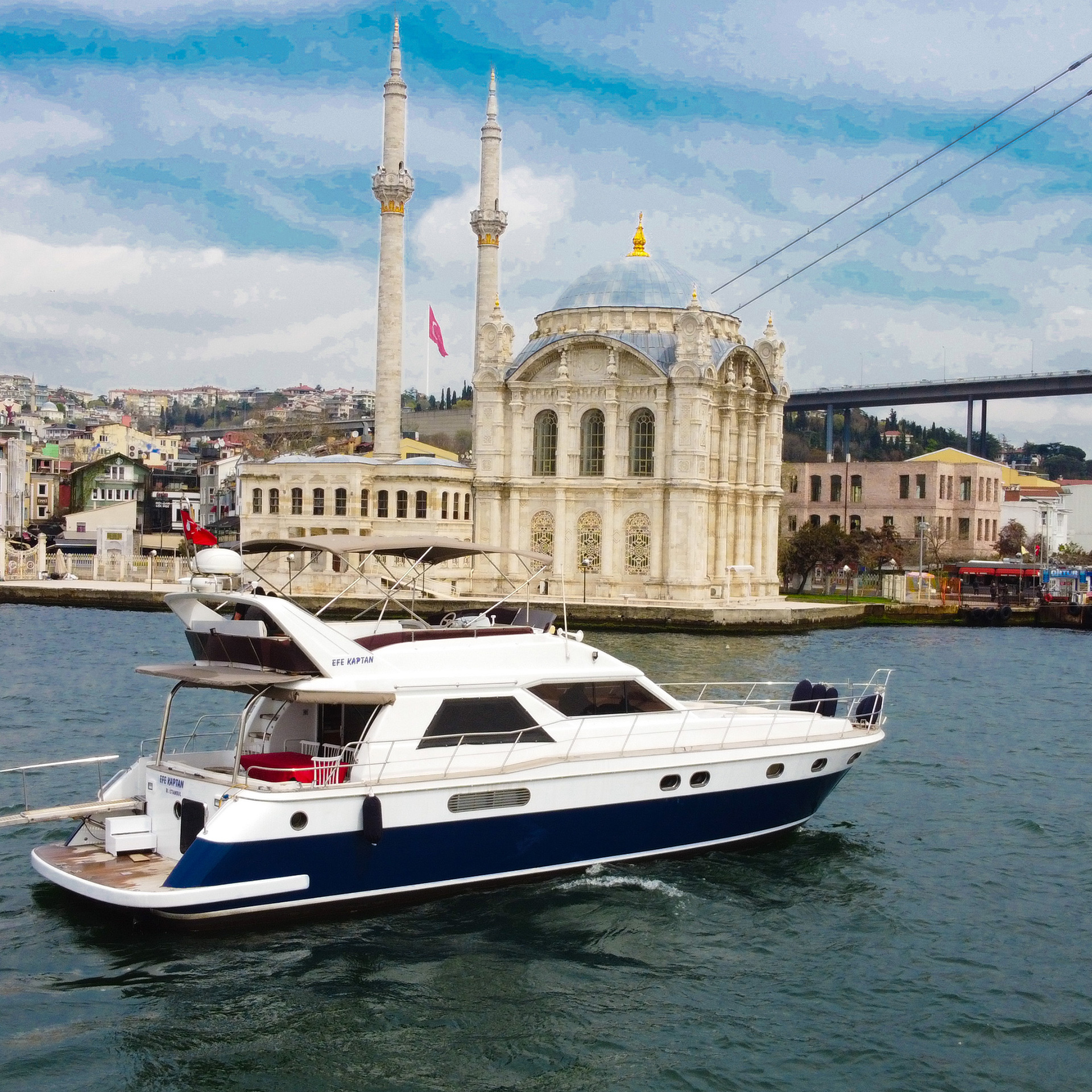 Bosphorus Cruise With Stopover In Asia Yacht Cruise